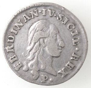 obverse: Napoli. Ferdinando IV. 1759-1799. Carlino 1798. Ag. 