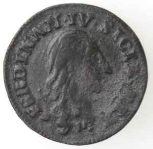 obverse: Napoli. Ferdinando IV. 1759-1798. 4 cavalli 1791. Ae. 