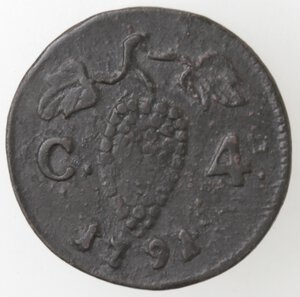 reverse: Napoli. Ferdinando IV. 1759-1798. 4 cavalli 1791. Ae. 