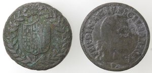 obverse: Napoli. Lotto di 2 monete. Ferdinando IV. 1759-1799. 5 tornesi 1798 e 1 Grano da 12 Cavalli 1793. Ae.