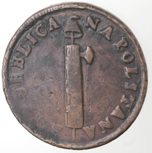 obverse: Napoli. Repubblica Napoletana. 1799. 4 Tornesi. Ae. 