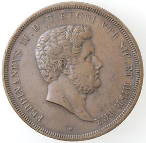 obverse: Napoli. Ferdinando II. 1830-1859. 10 Tornesi 1840. Ae.