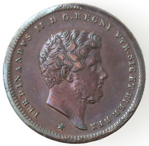 obverse: Napoli. Ferdinando II. 1830-1859. 2 Tornesi 1852. Ae. 
