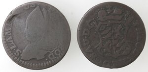 obverse: Liegi. Lotto di 2 monete. Liard 1744 e 1750. Ae. 