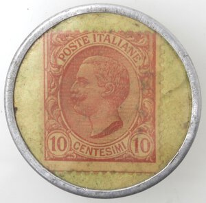 obverse: Varie. Gomme Pirelli. Milano. Gettone di Necessità da 10 centesimi. 1919-1923. Al. 