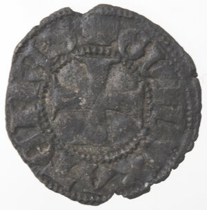 obverse: Oriente Latino. Tebe. Ducato di Atene. Guido II De La Roche. 1287-1308. Denario Tornese. Mi. 