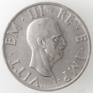 obverse: Vittorio Emanuele III. 1900-1943. 2 Lire Impero 1936 Anno XIV. Ni. 