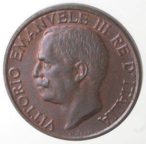 obverse: Vittorio Emanuele III. 1900-1943. 10 centesimi Ape 1935. Ae. 
