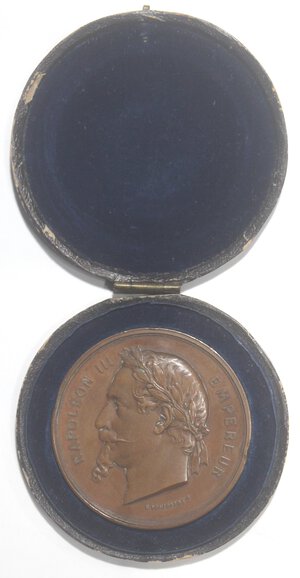 obverse: Medaglie. Francia. Napoleone III. 1852-1870. Medaglia 1867. Ae. Premio Per L Esposizione Universale di Parigi. 