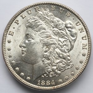 obverse: USA. Dollaro Morgan 1884 Philadelphia. Ag. 