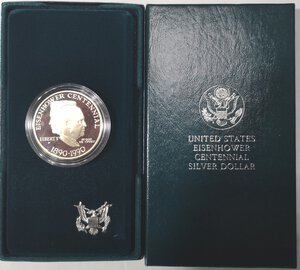 obverse: USA. Dollaro 1990 P. Ag. Eisenhower. 