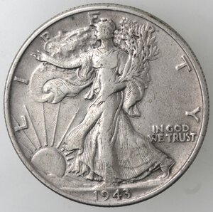 reverse: USA. Mezzo Dollaro 1943. Ag. 