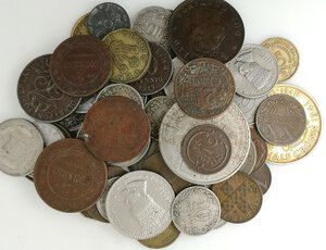 obverse: Lotto di 61 monete di Rame e Nichel mondiali. 