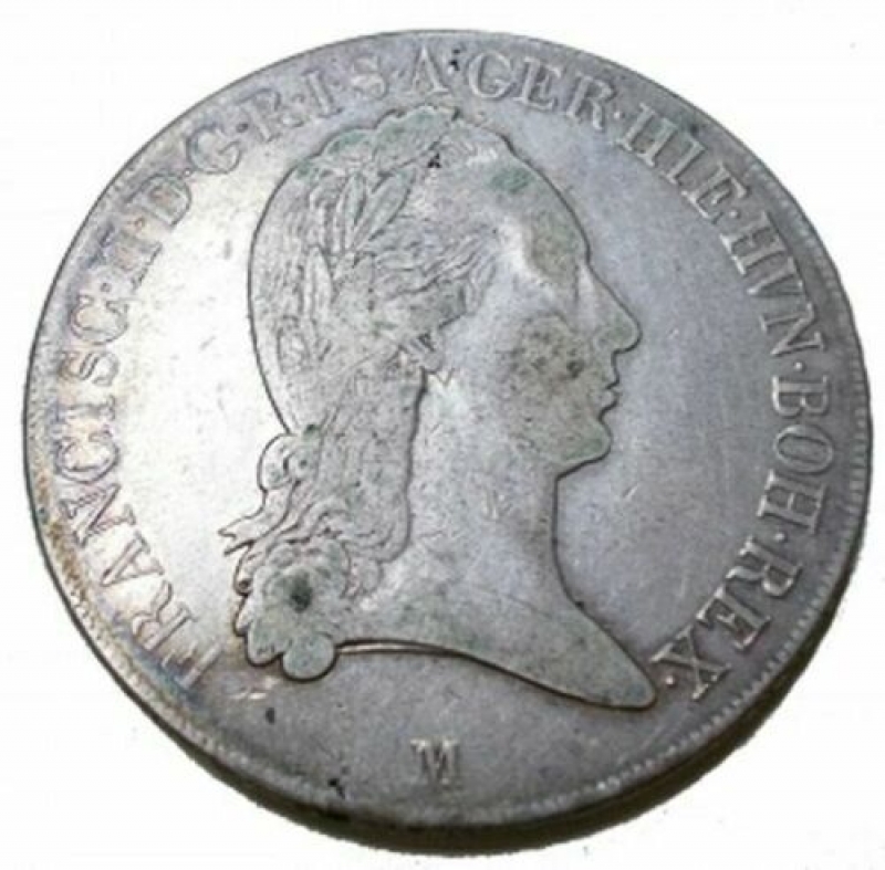 obverse: Zecche Italiane -  Ducato di Milano e Mantova Francesco II d Asburgo Lorena Crocione 1800