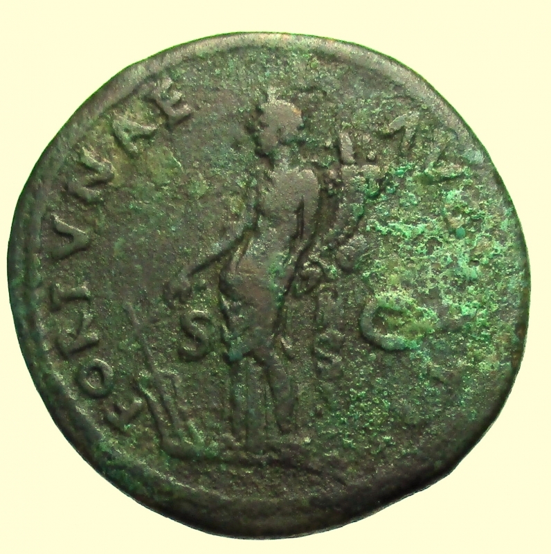 reverse: Impero Romano. Domiziano. 81-96 d.C. Asse. Ae.