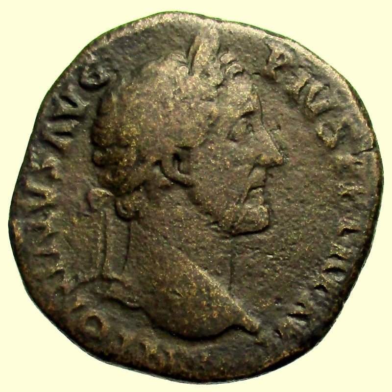 obverse: Impero Romano. Antonino Pio. 138-161 d.C. Sesterzio. 