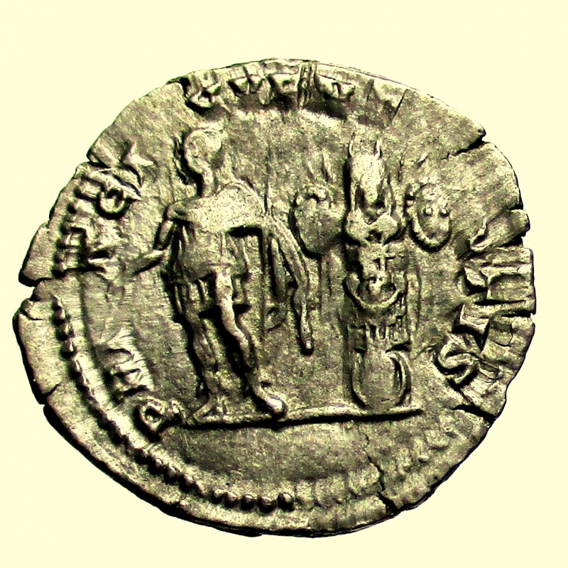 reverse: Impero Romano. Geta. 209-211 d.C. Denario. Ag. 