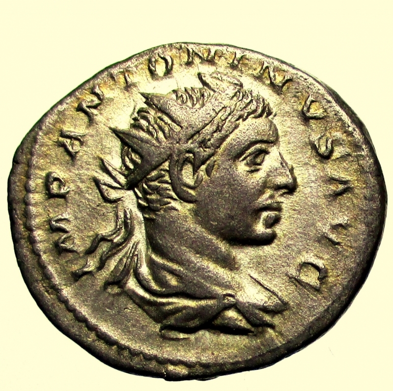 obverse: Impero Romano Eliogabalo. 218-222 d.C. Antoniniano.