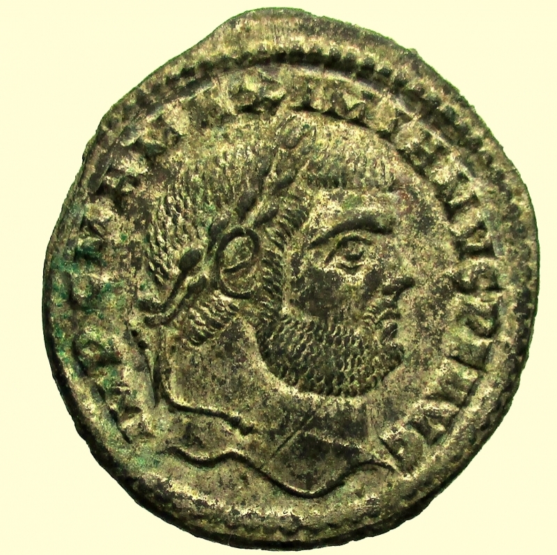 obverse: Impero Romano. Massimiano Erculeo. 285-310 d.C. Follis