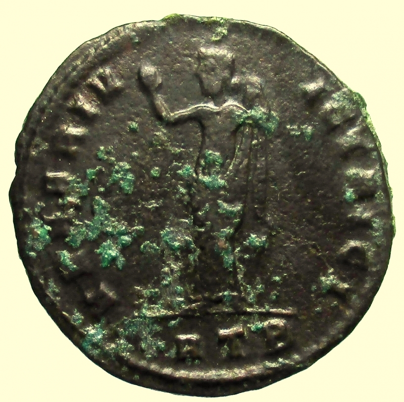 reverse: Impero Romano. Galeria Valeria. 309-310 d.C. Follis.