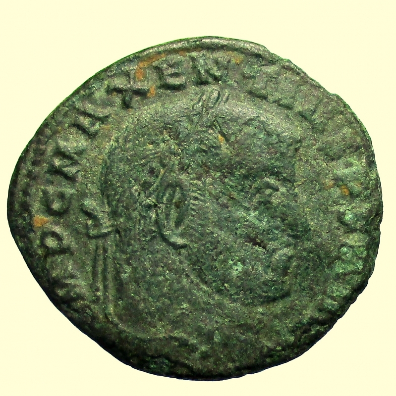 obverse: Impero Romano Massenzio 306-312 d.C. Follis
