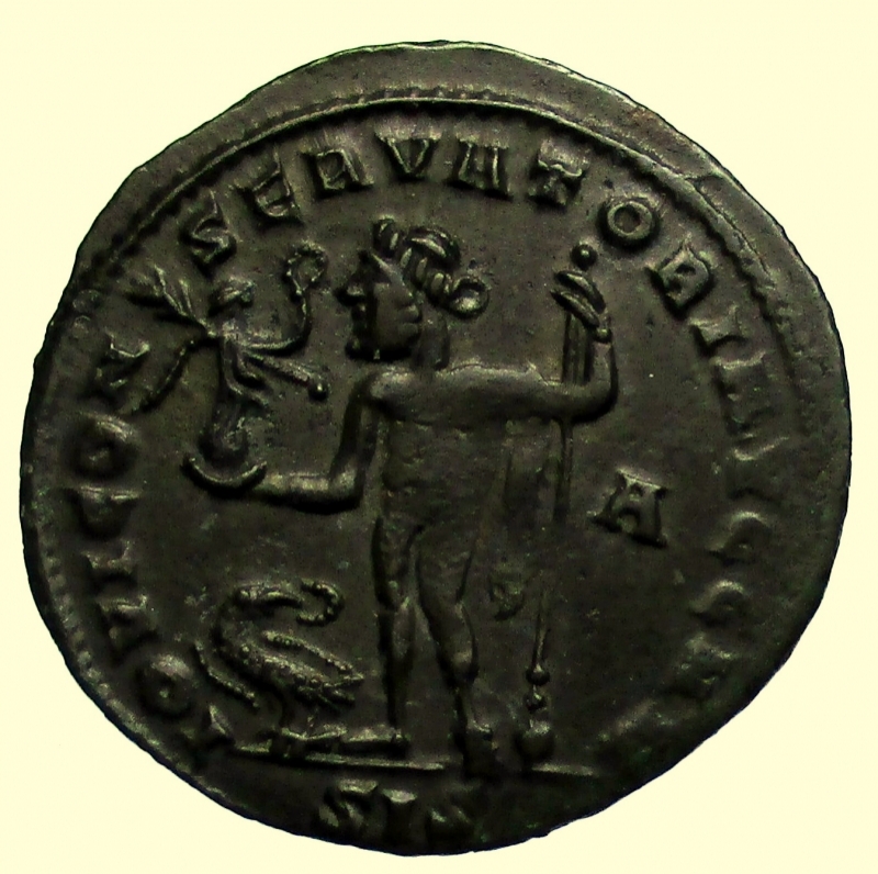 reverse: Impero Romano. Costantino I. 306-337 d.C. Follis.