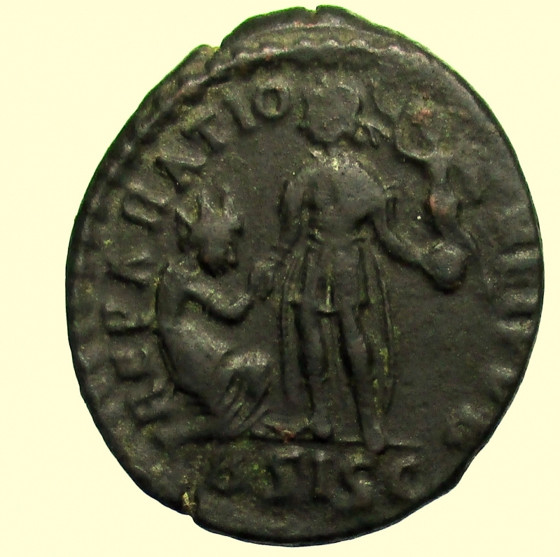 reverse: Impero Romano. Graziano. 367-383 d.C. Maiorina. 