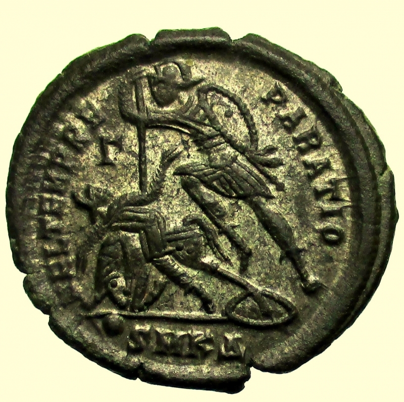 reverse: Impero Romano. Costanzo II. 337-361 d.C. Maiorina.