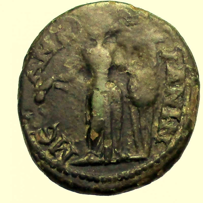 reverse: Provincia Romana. Gordiano III e Tranquillina 238-244 d.C.
