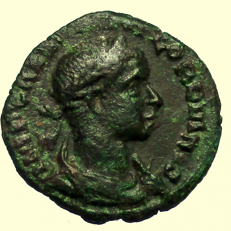 obverse: Provincia Romana. Viminacium. Gordiano III. 238-244 d.C.