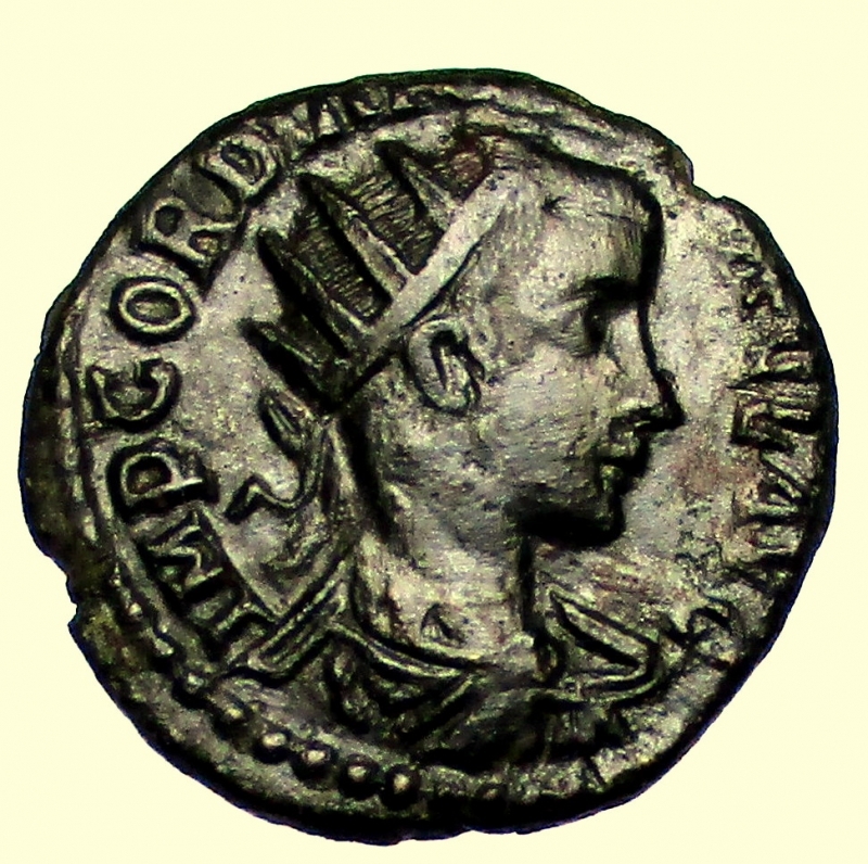 obverse: Provincia Romana. Viminacium. Gordiano III. 238-244 d.C.
