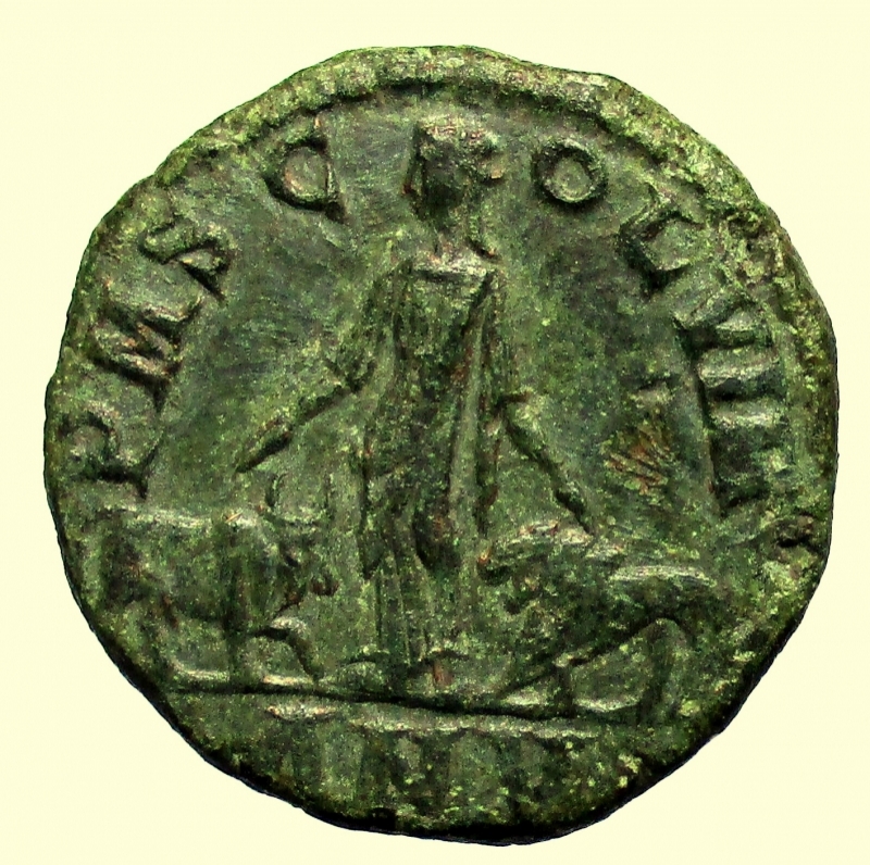 reverse: Provincia Romana. Viminacium. Gordiano III. 238-244 d.C.