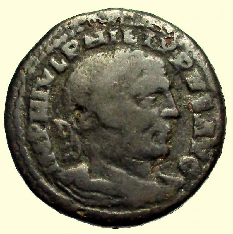 obverse: Provincia Romana. Filippo I. Moesia Superiore. Viminacium. 244-249 d.C.