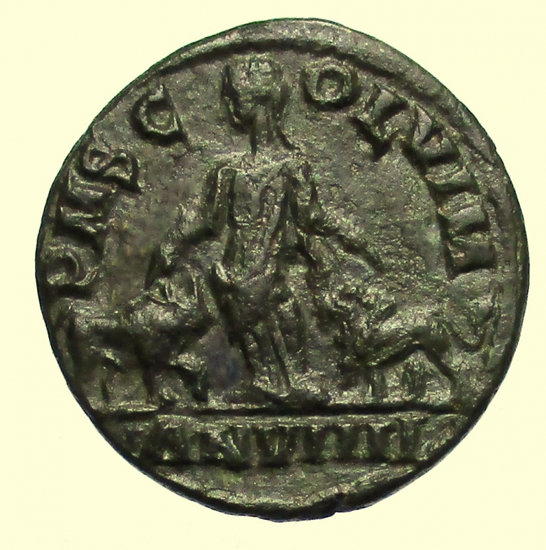 reverse: Provincia Romana Filippo II Moesia superiore Viminacium 247-249 d.C.