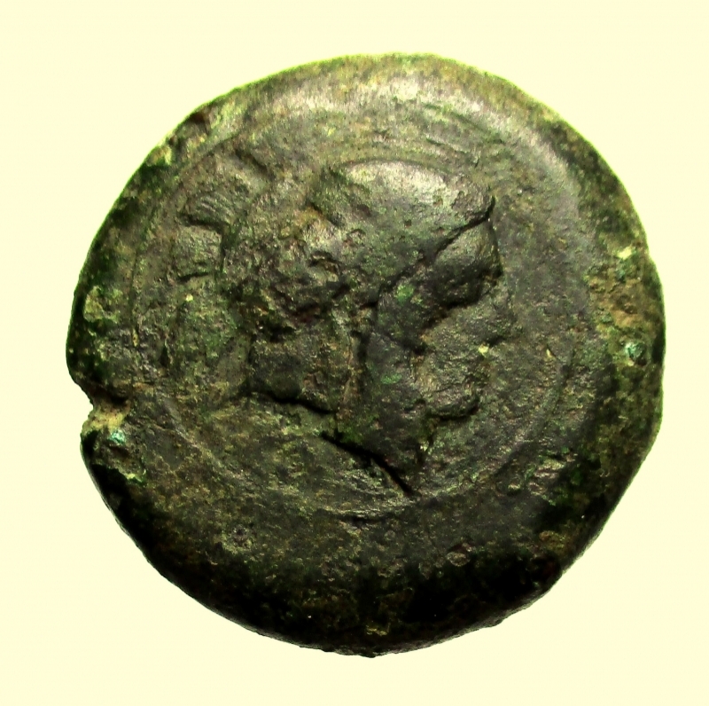 obverse: Mondo Greco, Sicilia, Tyrrhenoi Litra. Circa 354/3-336 a.C. 