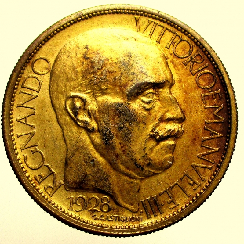 reverse:  2 Lire “Fiera di Milano” 1928; St.Johnson