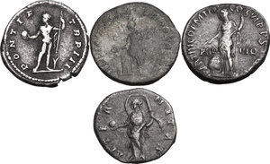 reverse: The Roman Empire.. Multiple lot of four (4) unclassified coins