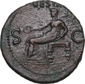 reverse: Germanicus (died 19 AD).. AE As. Struck under Claudius, c. 37-38 AD