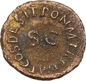 reverse: Claudius (41-54).. AE Quadrans, 41 AD