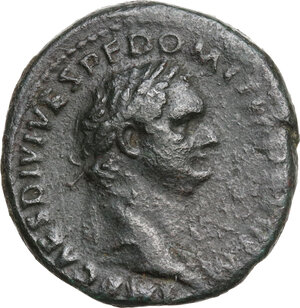 obverse: Domitian (81-96).. AE As, 82 AD
