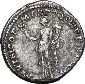 reverse: Trajan (98-117).. AR Denarius, 116-117 AD