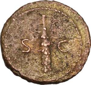 reverse: Trajan (98-117).. AE Quadrans. Rome mint. Struck circa AD 98-102