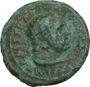 obverse: Trajan (98-117).. AE Quadrans