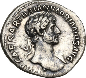 obverse: Hadrian (117-138).. AR Denarius, 117 AD