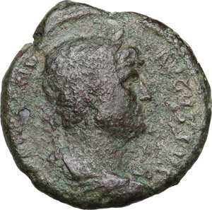 obverse: Hadrian (117-138).. AE Semis. Rome mint for circulation in Syria. Struck 125-128 AD