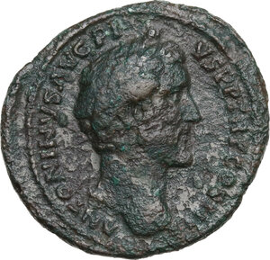 obverse: Antoninus Pius (138-161).. AE As, 143-144