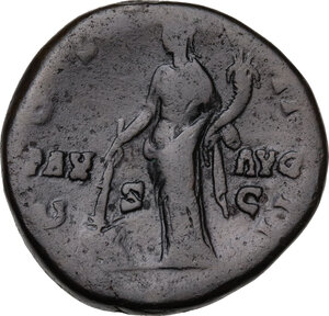 reverse: Antoninus Pius (138-161).. AE Sestertius, 145-161 AD
