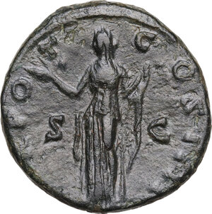 reverse: Antoninus Pius (138-161). AE As, struck circa 145-147 AD