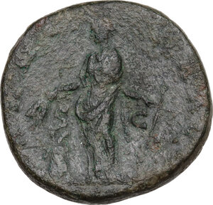 reverse: Antoninus Pius (138-161). AE Sestertius, struck 147-148 AD