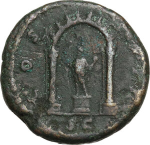 reverse: Antoninus Pius (138-161). AE Sestertius, 158-159 AD